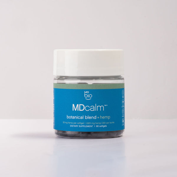 MDcalm™ | Anxiety Supplement with Hemp Oil, Ashwaganda & More